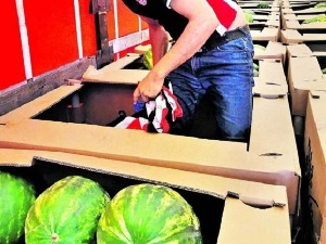 Мигранти се крили у казанима за ракију и међу лубеницама