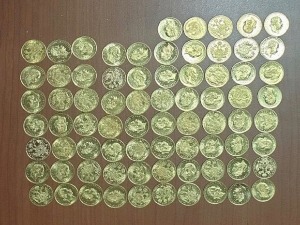 Торбица пуна златника