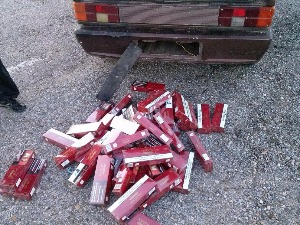 Заплењене цигарете на Ђердапу