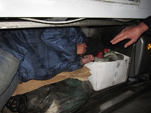 Сиријац се крио у сандуку за резервни алат