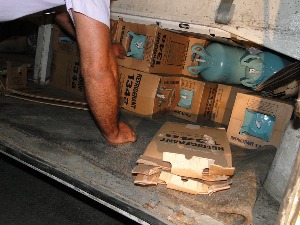 Скенером откривен покушај кријумчарења расхладних средстава на Котроману