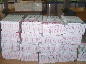 Спречено кријумчарење 72.000 комада цигарета